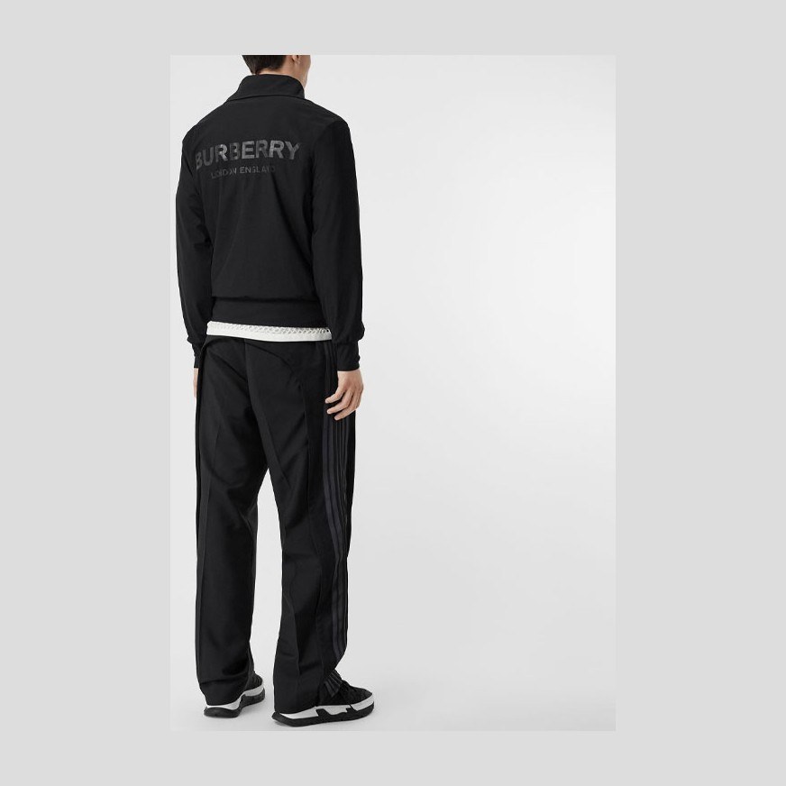 Burberry Logo Print Classic Jacket Black
