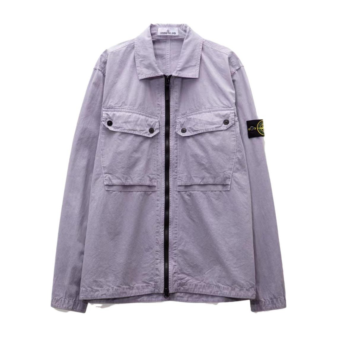 Stone Island FW23 Organic Cotton Shirt Lavender