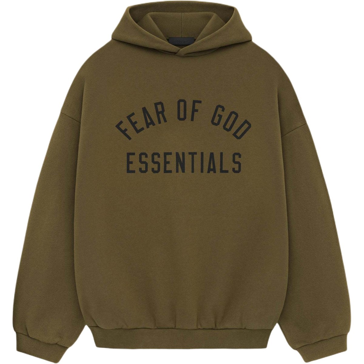 Fear of God Essentials Fleece Hoodie Olive