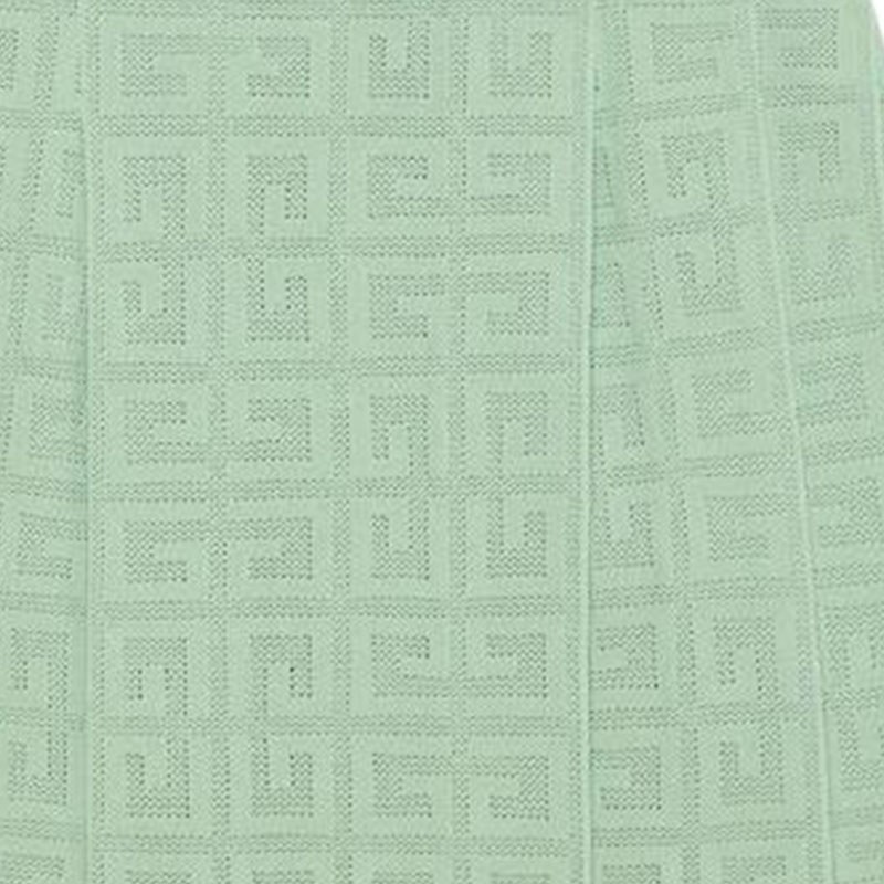 Givenchy SS22 Pleated Skirt Green