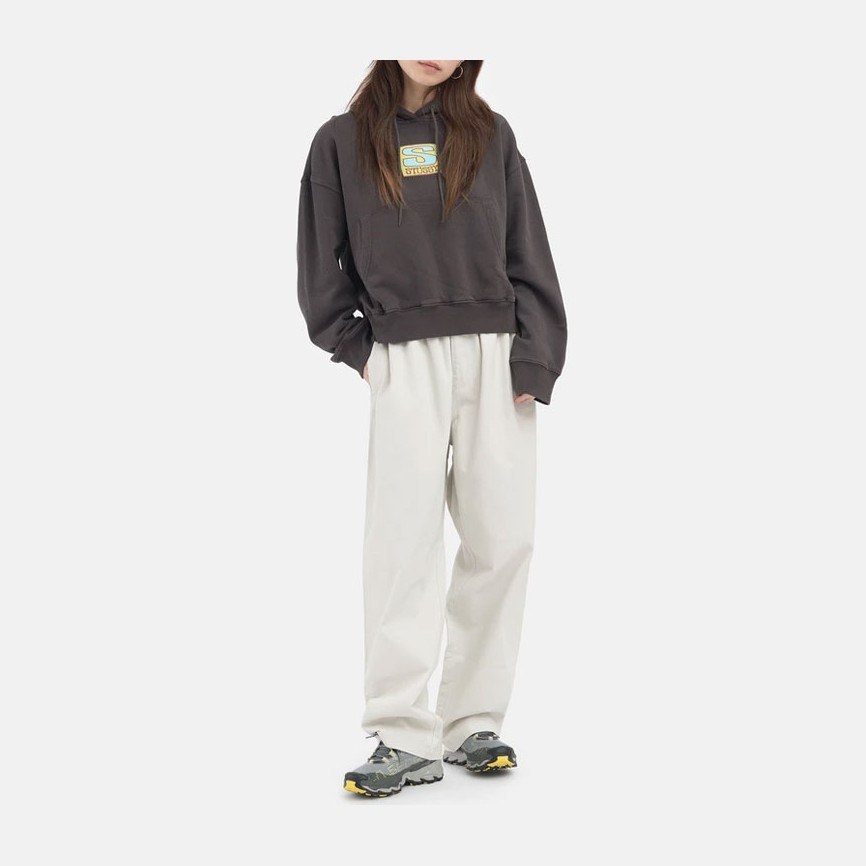 Stussy Agness Boxy Crop Hoodie