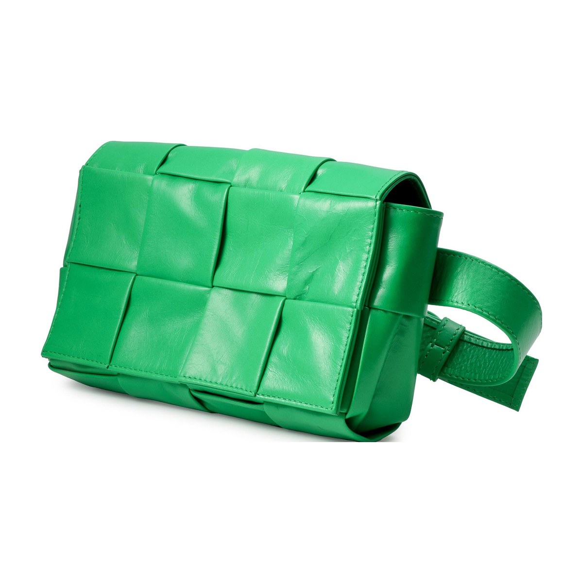 Bottega Veneta Cassette Belt Parakeet Green