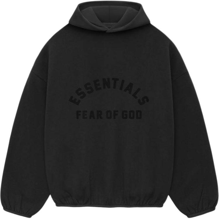 Fear of God Essentials SS24 Nylon Fleece Hoodie Black