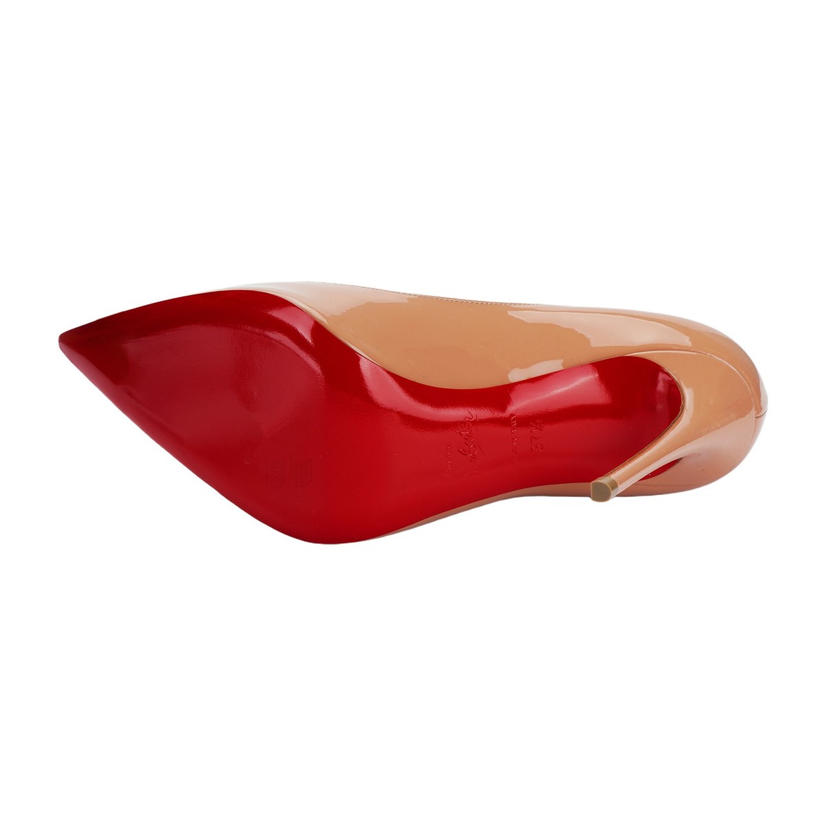 CL Kate Nude Patent Pumps