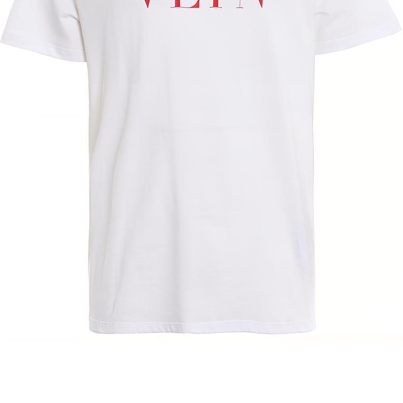 Valentino Letter Print T-Shirt White