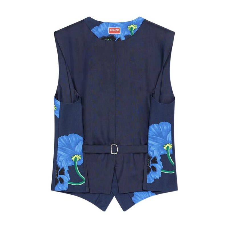 KENZO x Nigo FW22 Poppy Series Vest Blue