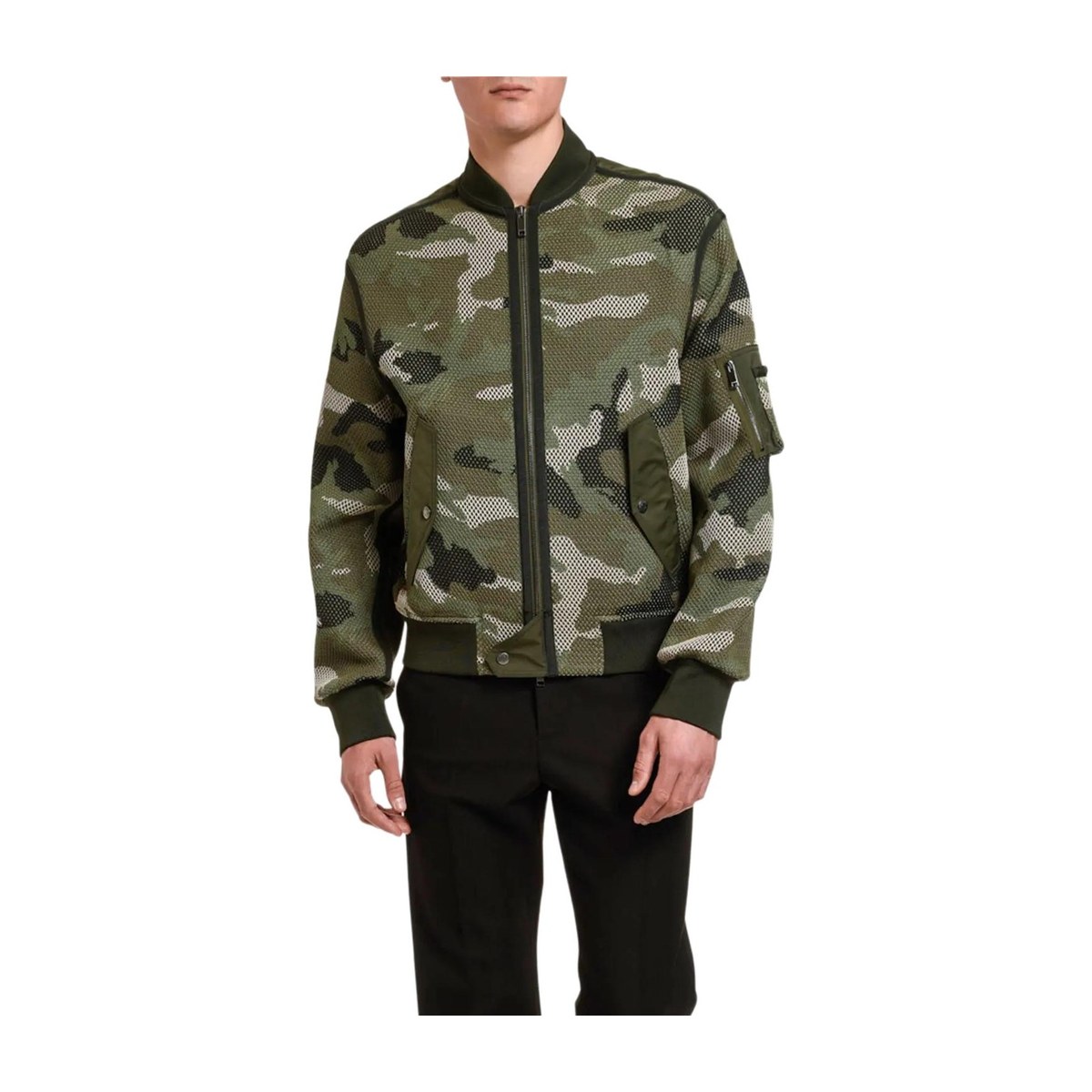 Valentino Camouflage Zip Hoodie
