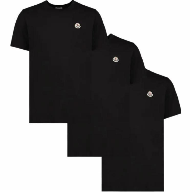 Moncler SS24 T-Shirt Pack Black