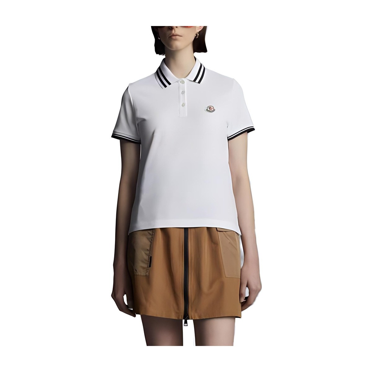 Moncler Logo Patch Polo Shirt Polo