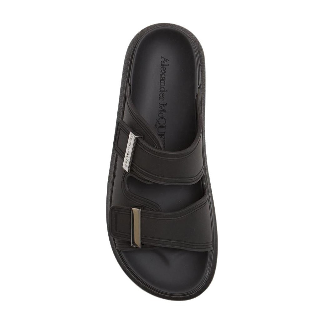 Alexander McQueen Hybrid Slides Black