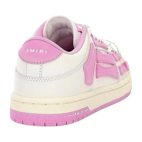 AMIRI Skel-Top Low Pink White