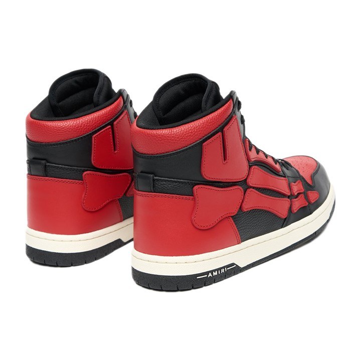 AMIRI Skel-Toe High Top Red