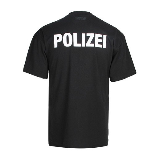 Vetements Logo Print T-Shirt Black