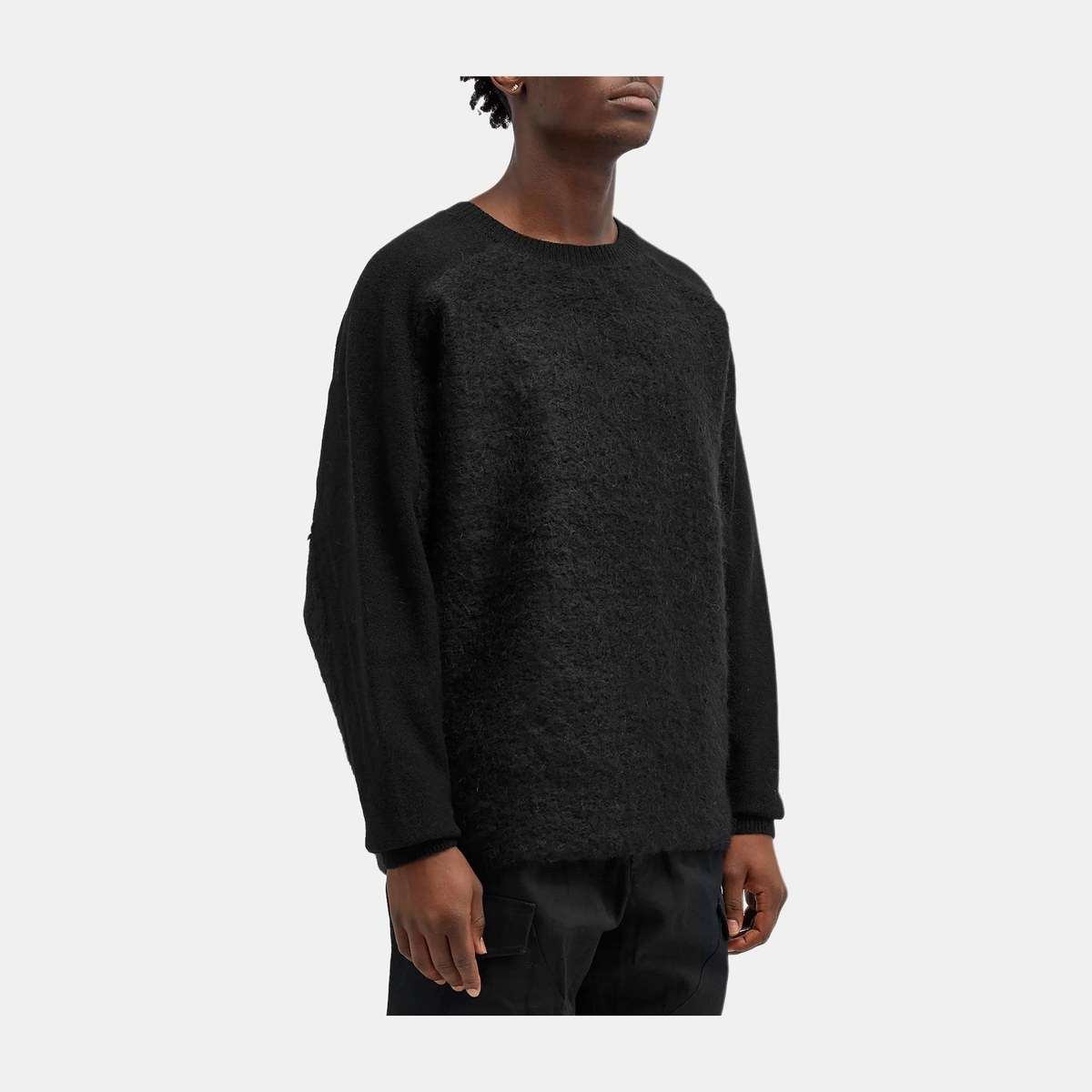 Y-3 Knit Crewneck Long Sleeve Black