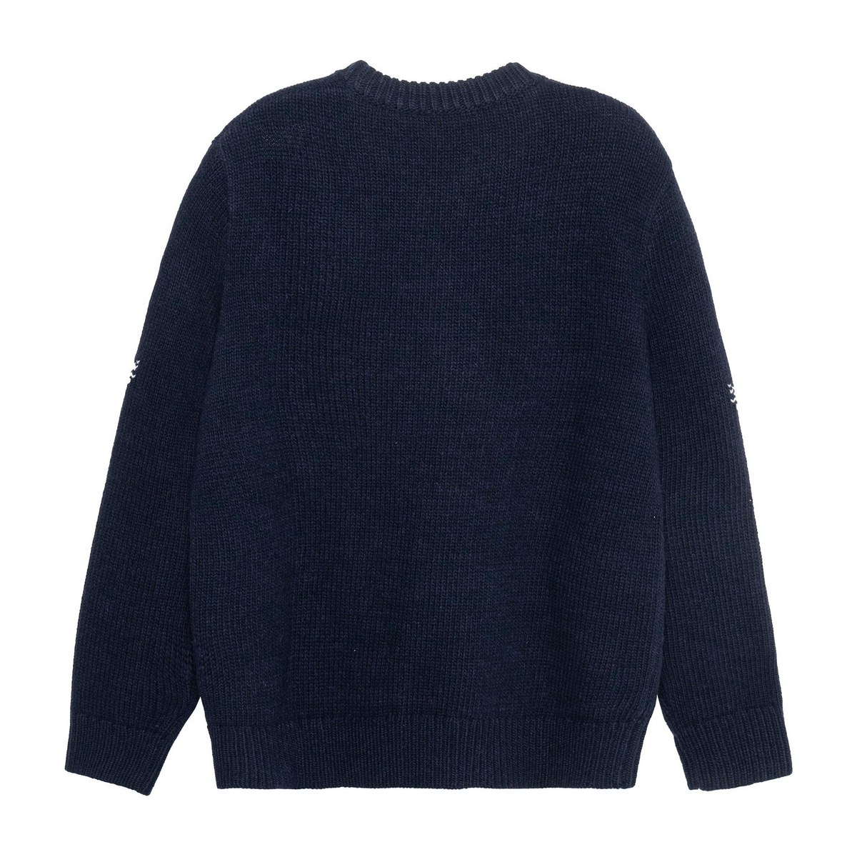 Burberry Equestrian Knight Wool Sweater Blue
