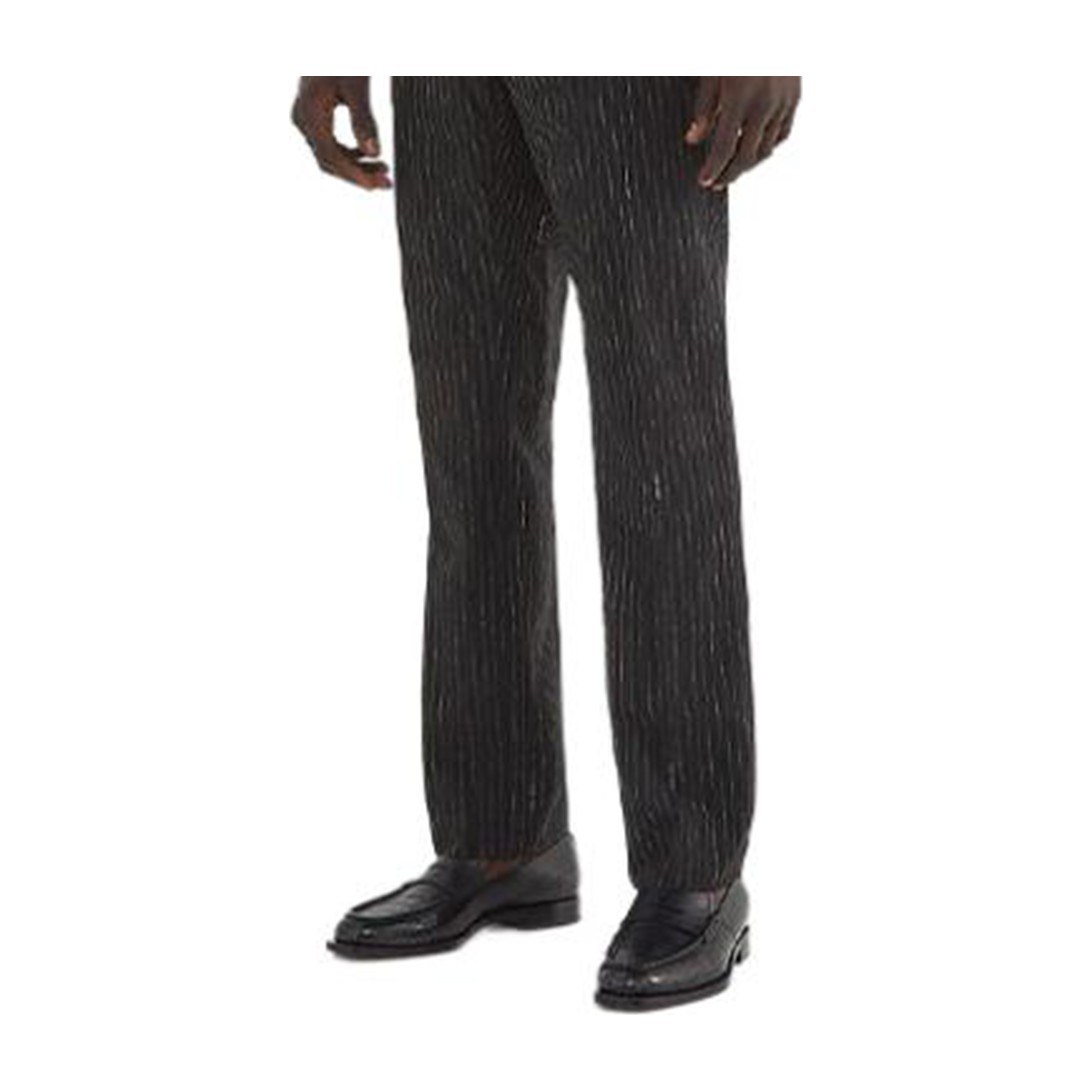 Fendi FW21 Black Pinstripe Trousers