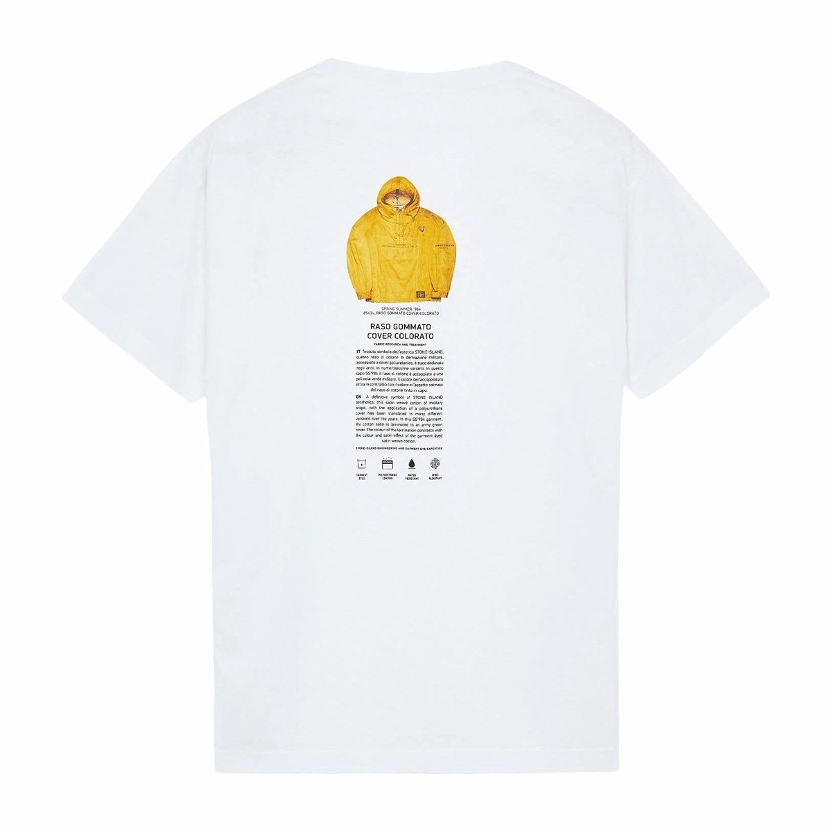 Stone Island SS22 Logo Tee White