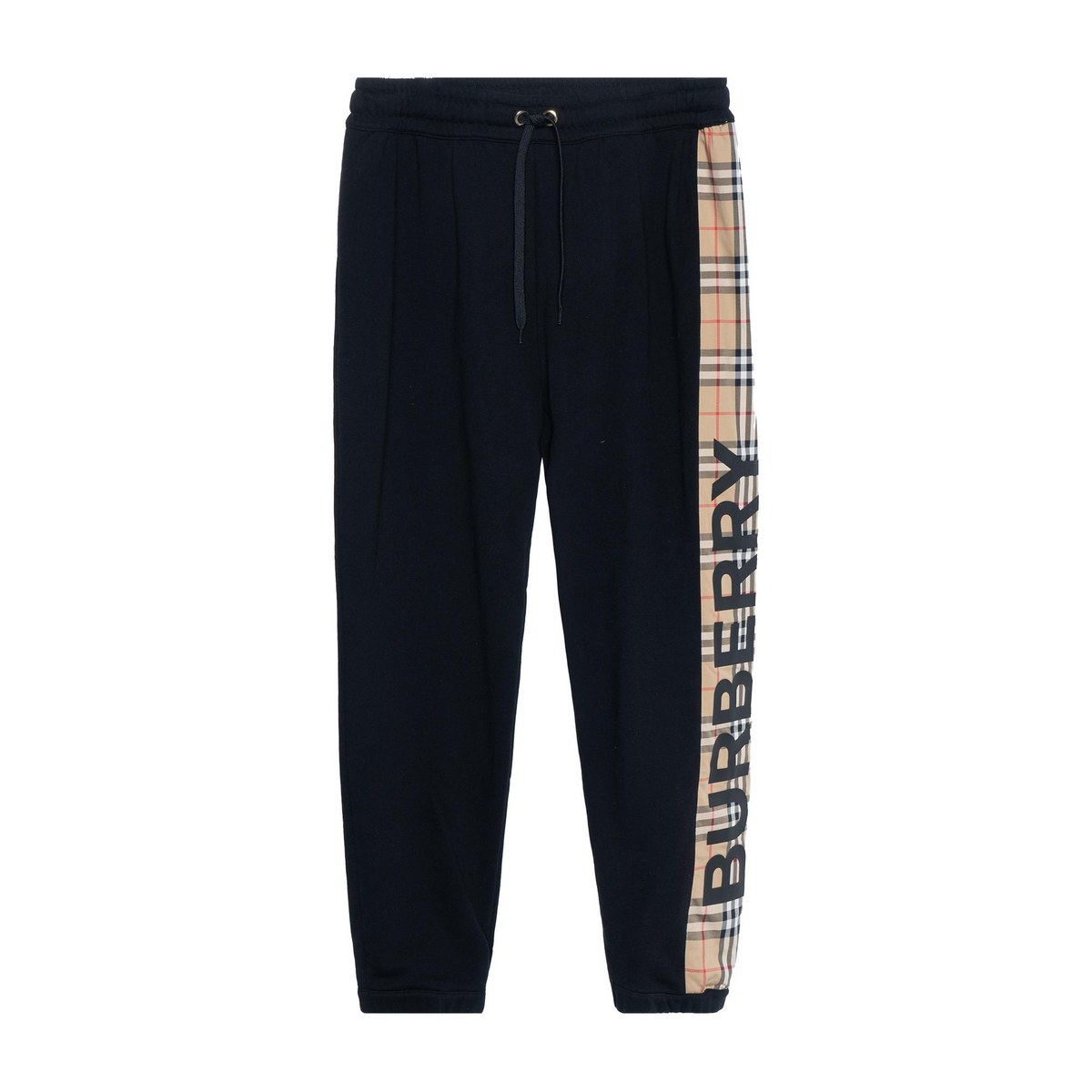 Burberry Check Jogger Pants Black