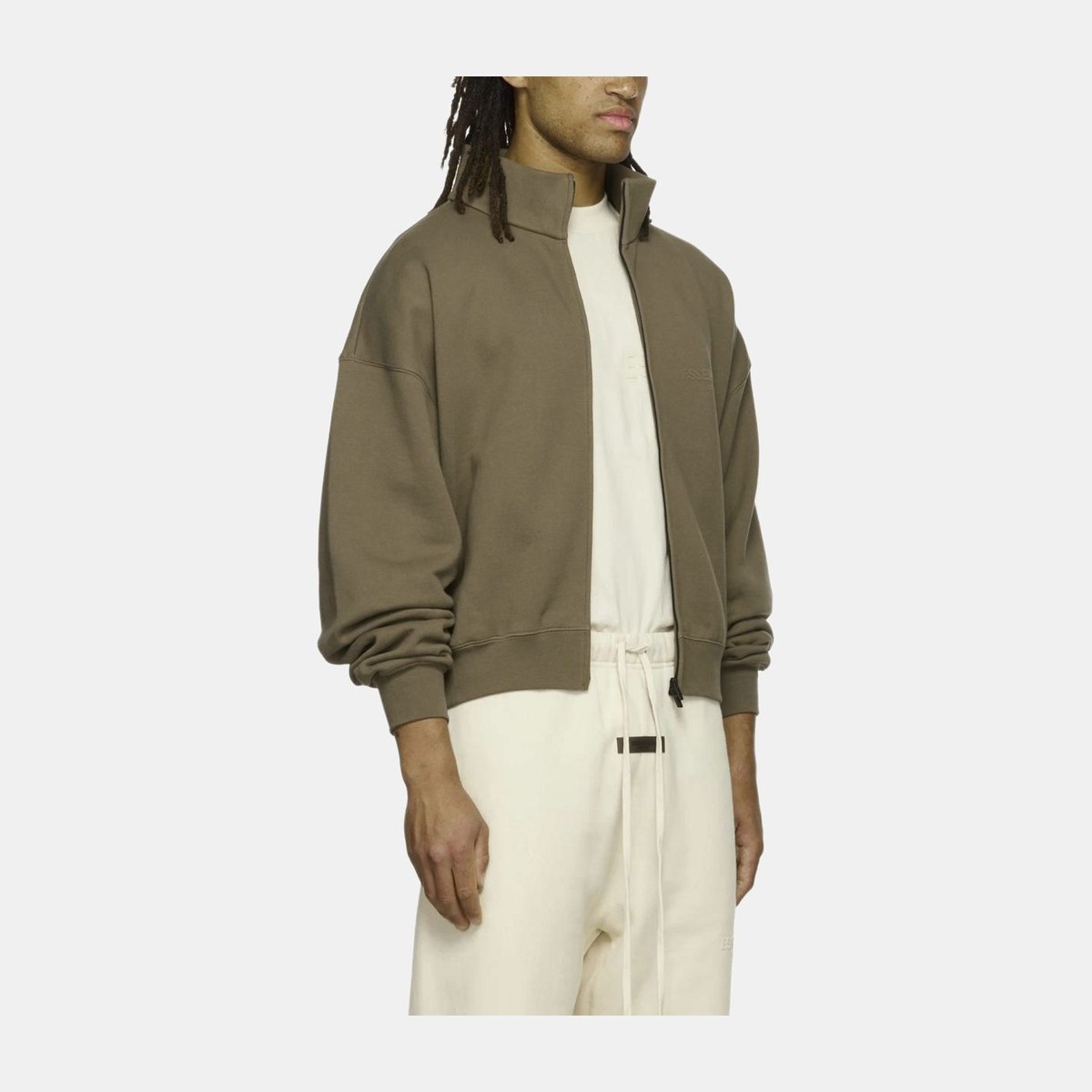 Fear of God Essentials FW22 Brown Full Zip Jacket