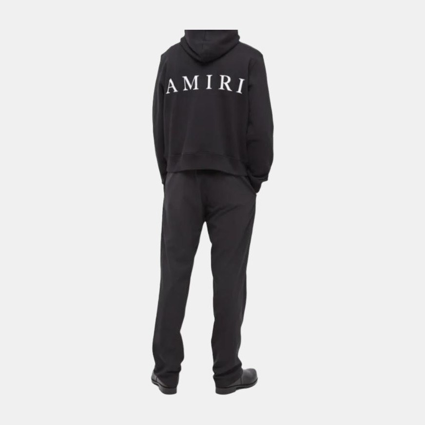 AMIRI Letter Print Hoodie Black