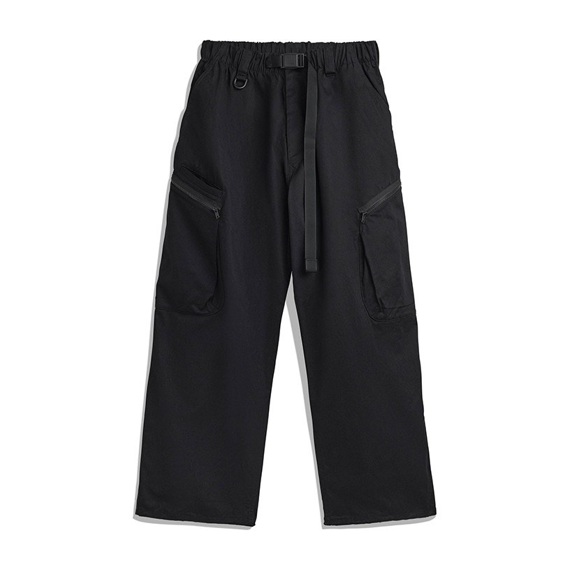 Y-3 FW25 Wide Leg Pants Black