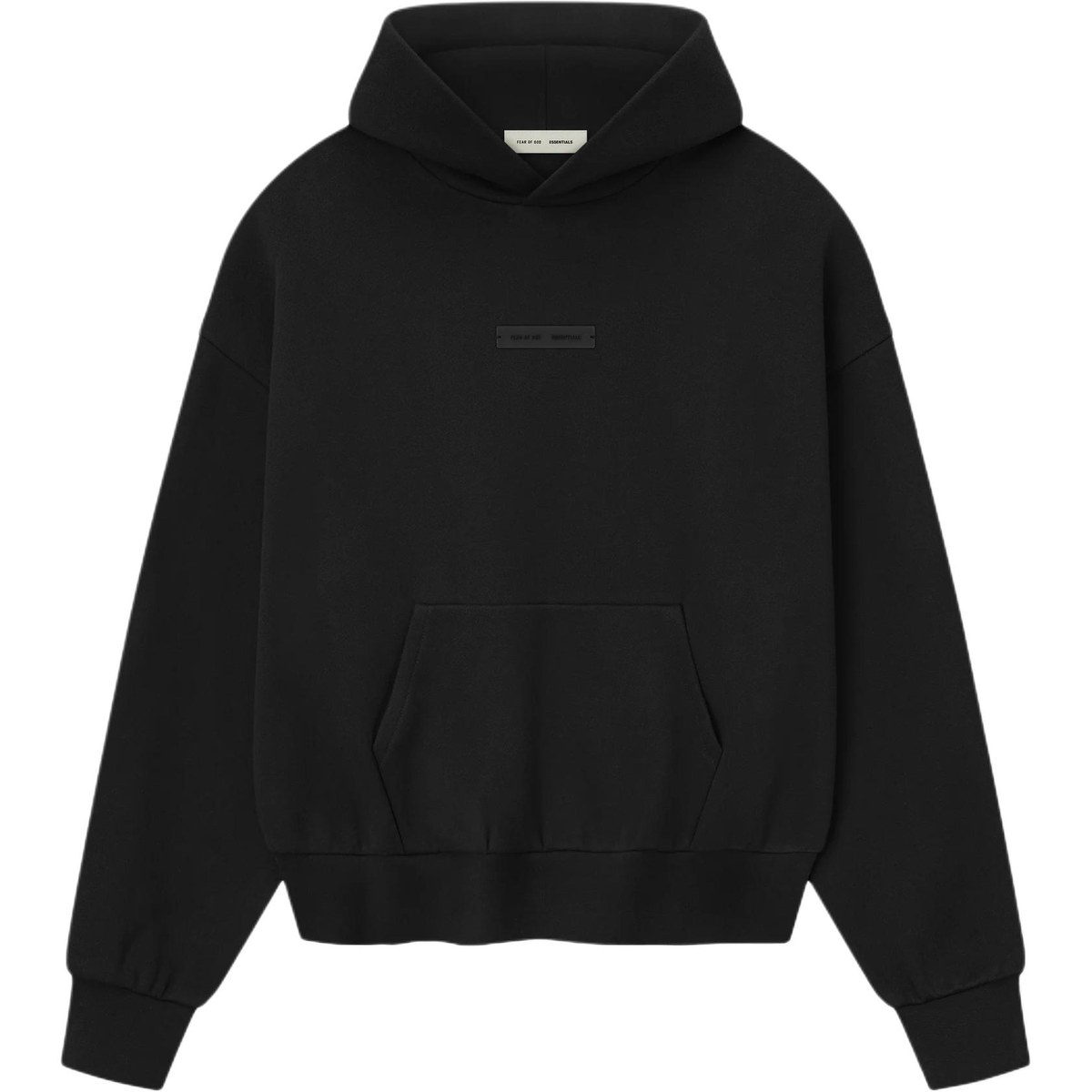 Fear of God Essentials Classic Fit Hoodie Jet Black