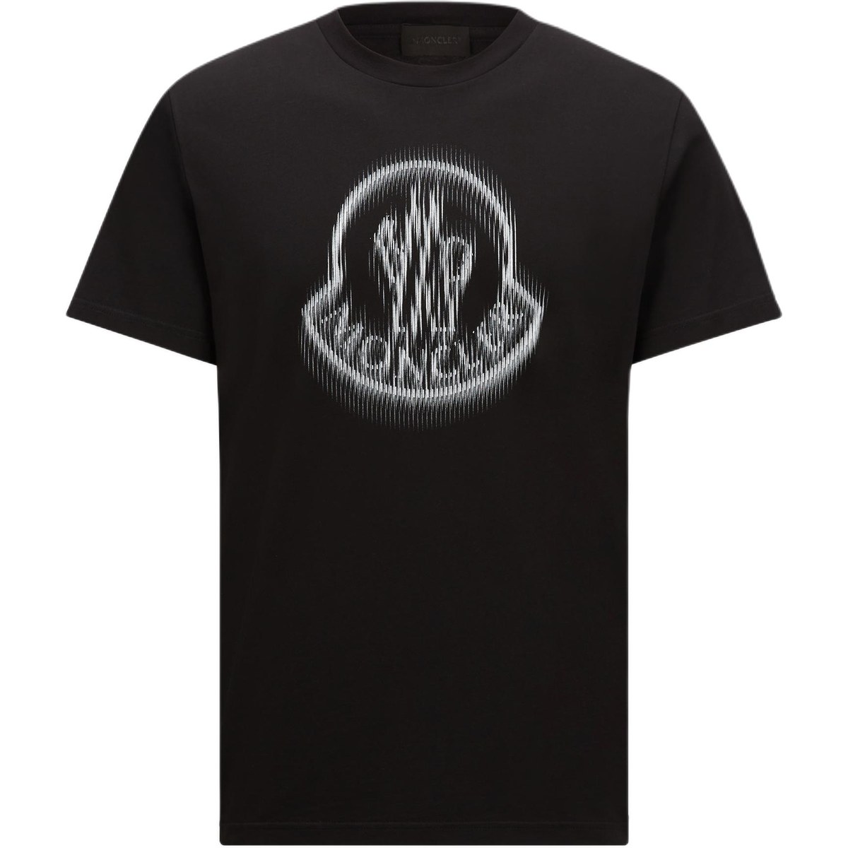 Moncler Logo Print T-Shirt Black