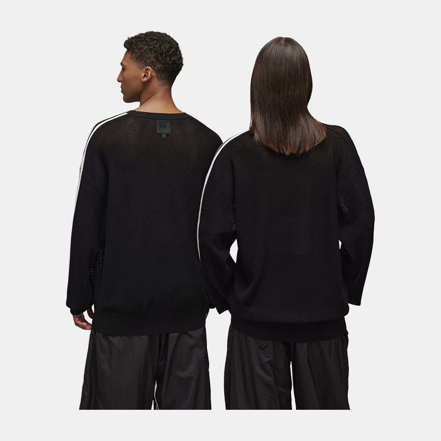 Y-3 GFX Knit Crew Black