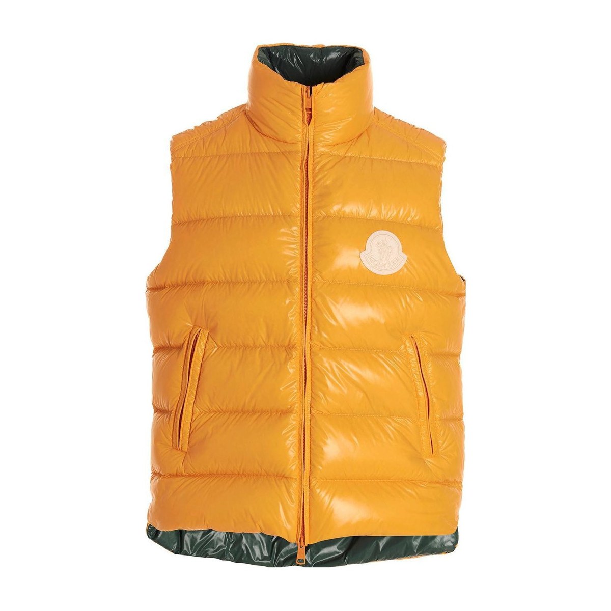 Moncler SS23 Badge Vest Yellow