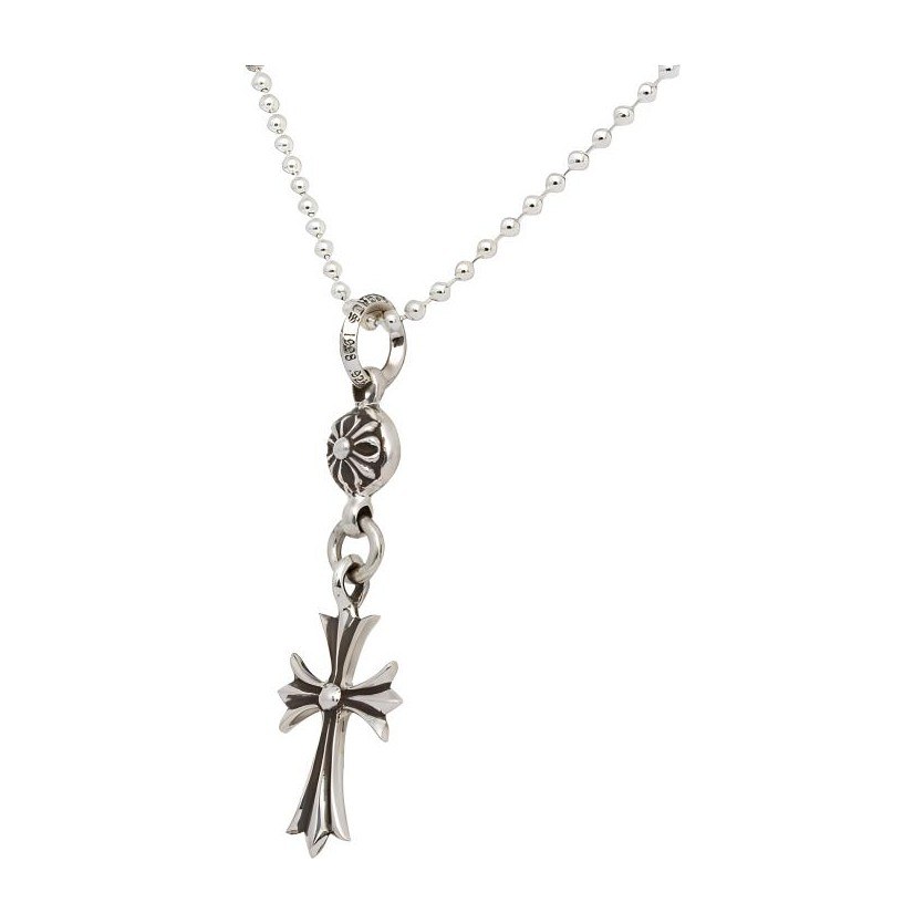 Chrome Hearts Cross Pendant Necklace Silver