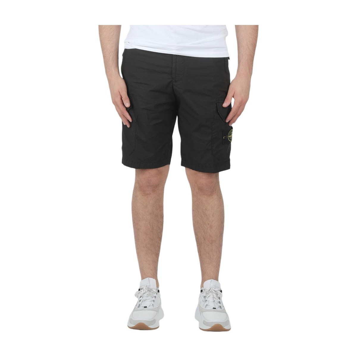 Stone Island Cargo Shorts Black