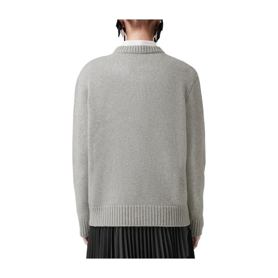 Burberry FW22 Striped Deer Jacquard Sweater