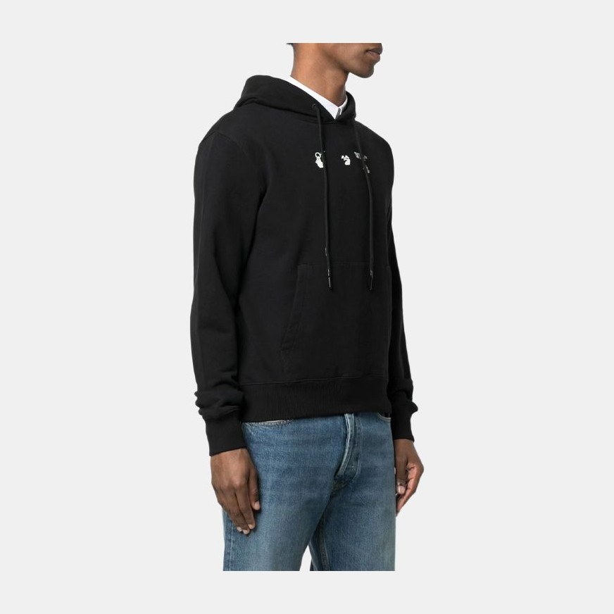 OFF-WHITE SS21 Printed Hoodie Black