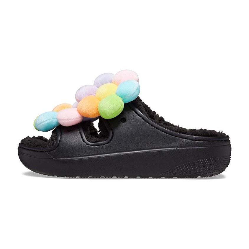 Crocs Classic Fuzzy Black