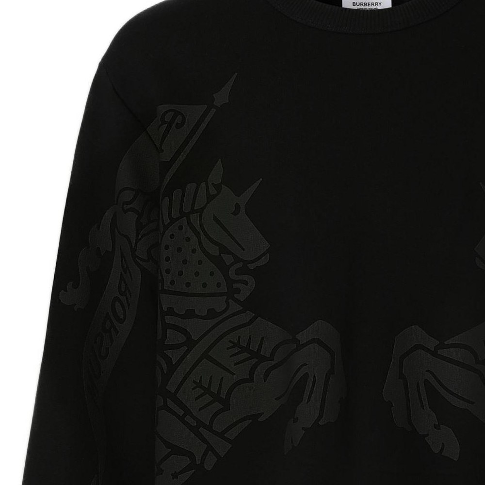 Burberry Animal Print Crewneck Sweatshirt