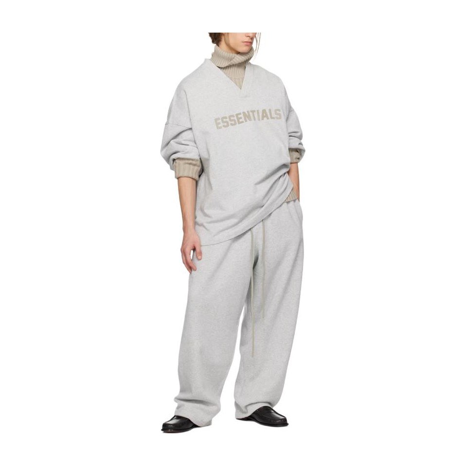 Fear of God Essentials Football Tee Light Heather Grey
