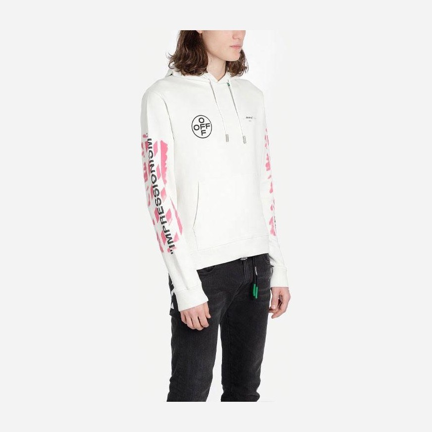 OFF-WHITE SS19 Hoodie White