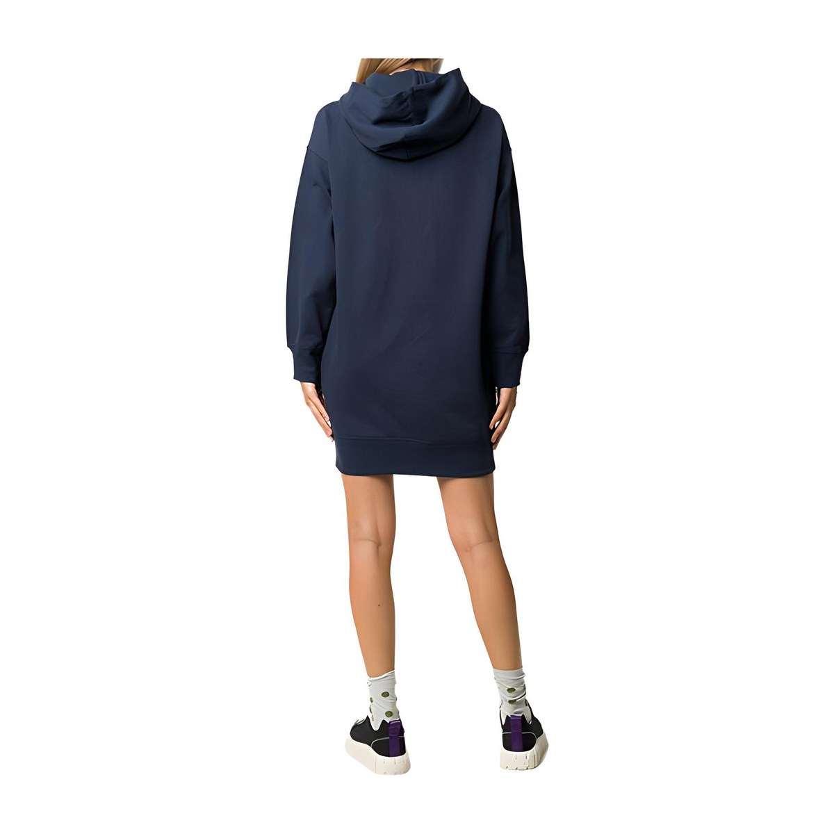 KENZO Logo Hoodie Dress Blue