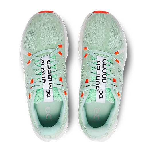 On Cloudsurfer Green White