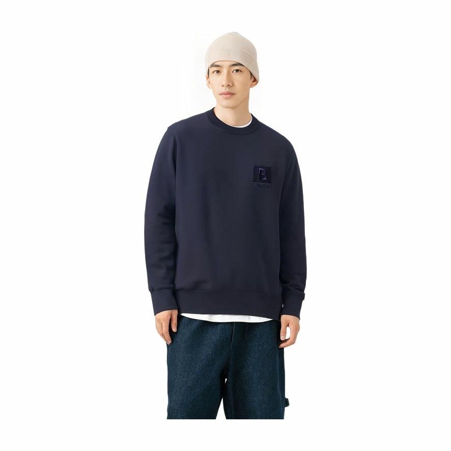 Burberry Navy Crewneck Sweater