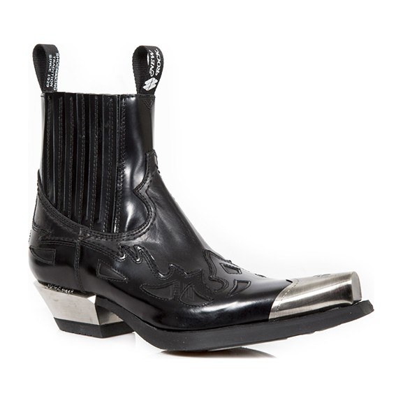 New Rock Chelsea Boots Black