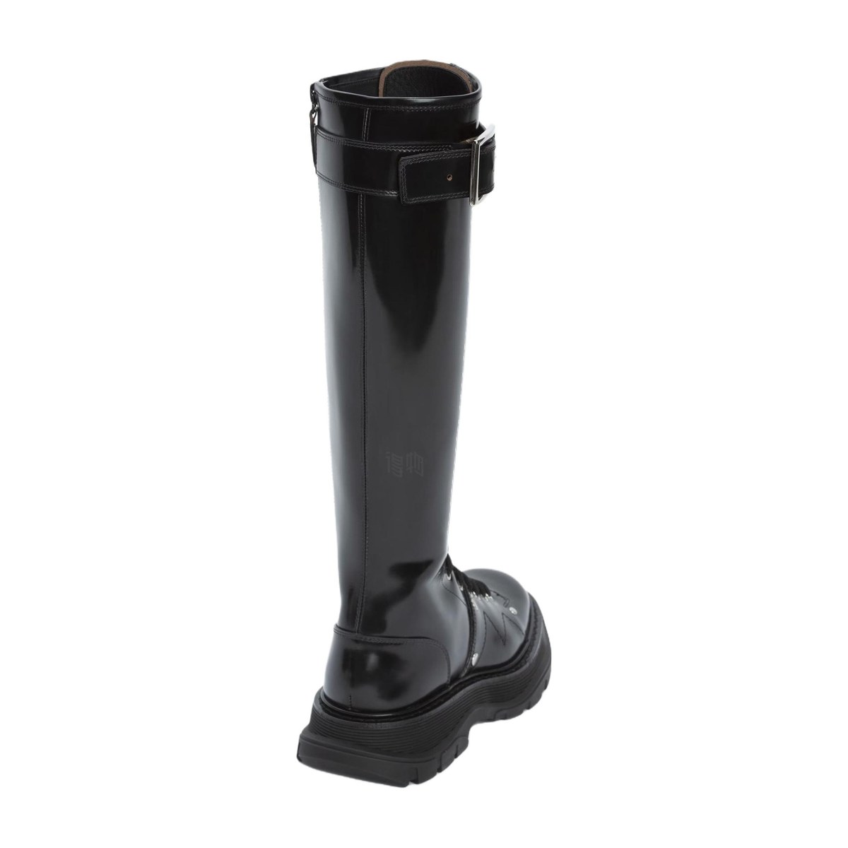 Alexander McQueen Tread High Boots Black