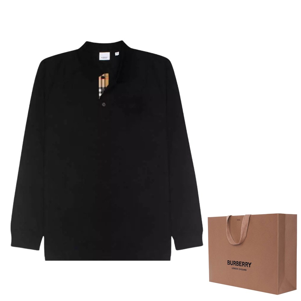 Burberry FW23 Polo Shirt Black