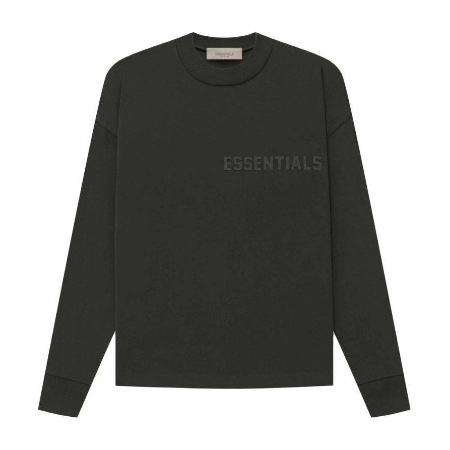 Fear of God Essentials SS23 L S Tee Off Black