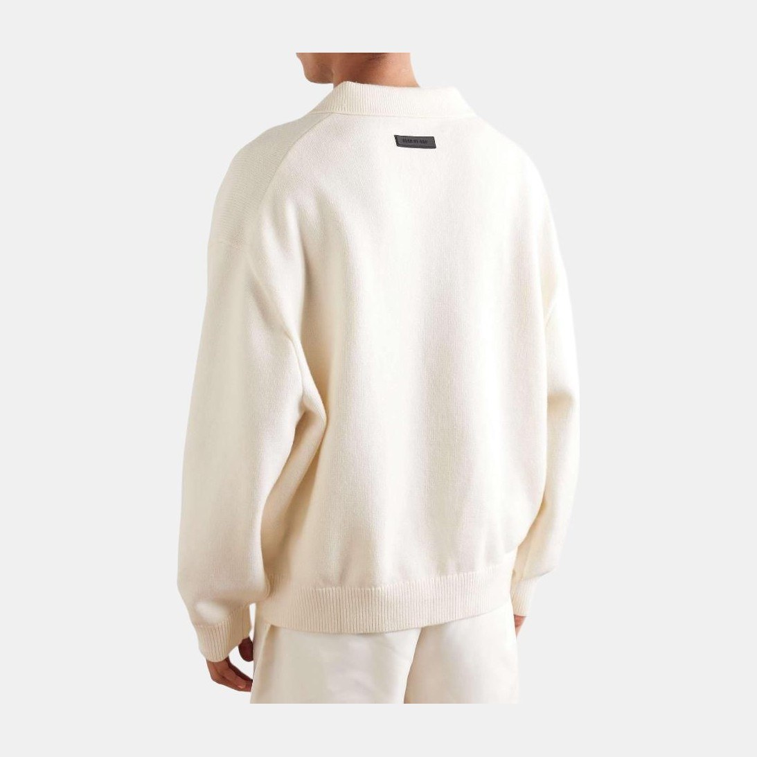 Fear of God Essentials Knit Polo Cloud Dancer