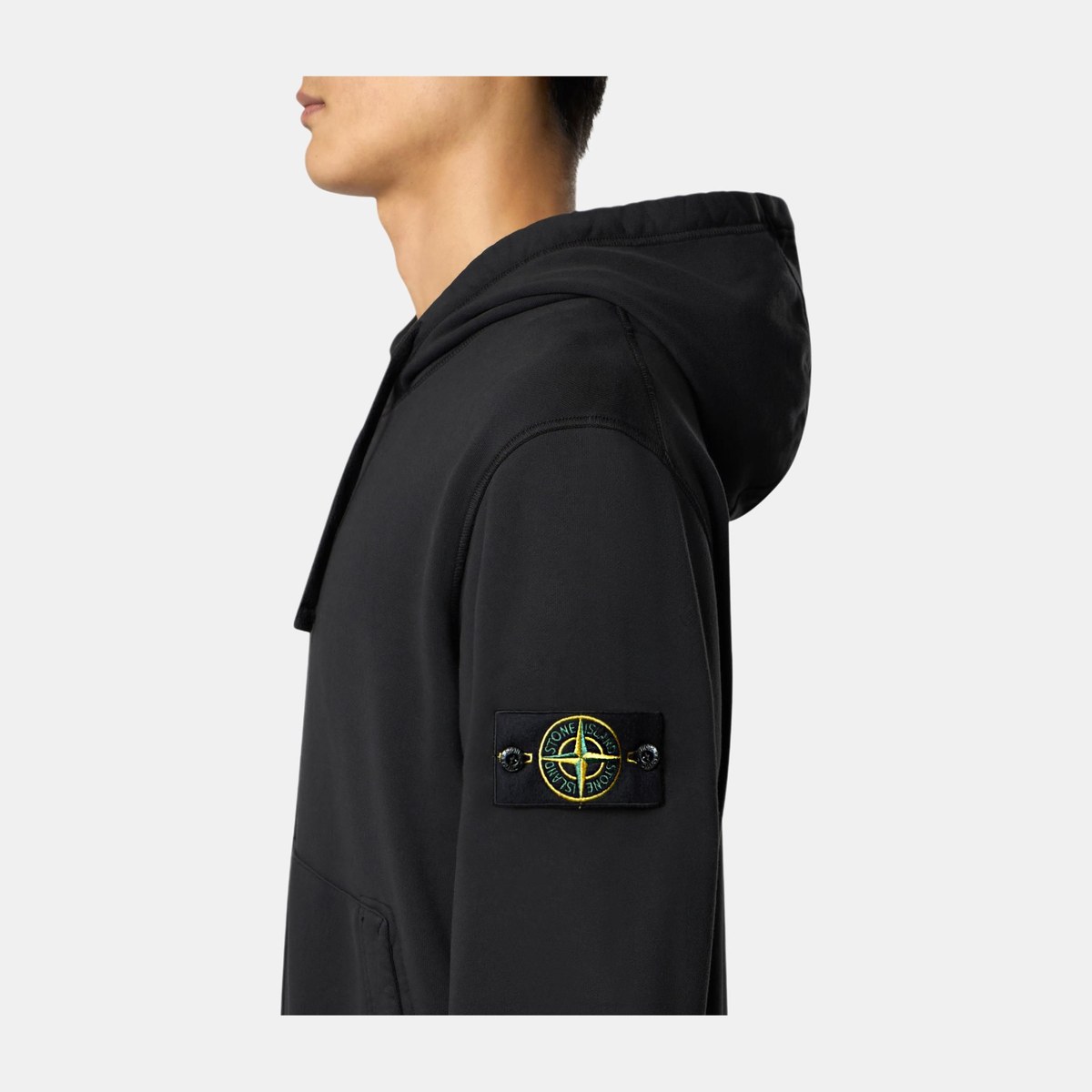 Stone Island Zip Badge Hoodie Jacket