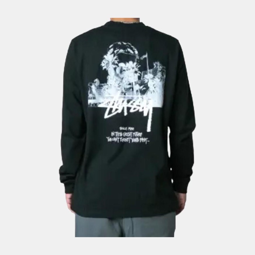 Stussy x MMW LS Tee Black