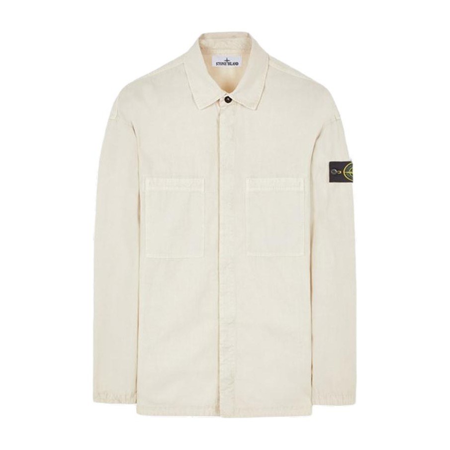 Stone Island Long Sleeve Shirt White