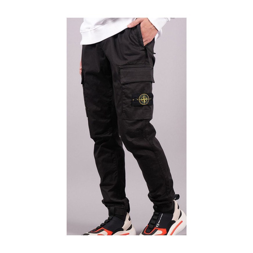 Stone Island Cargo Pants Black