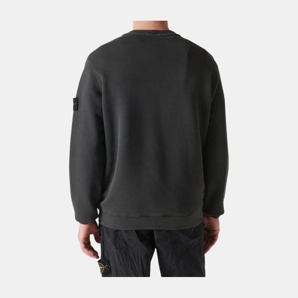 Stone Island Crew Neck Sweatshirt Lead Grey